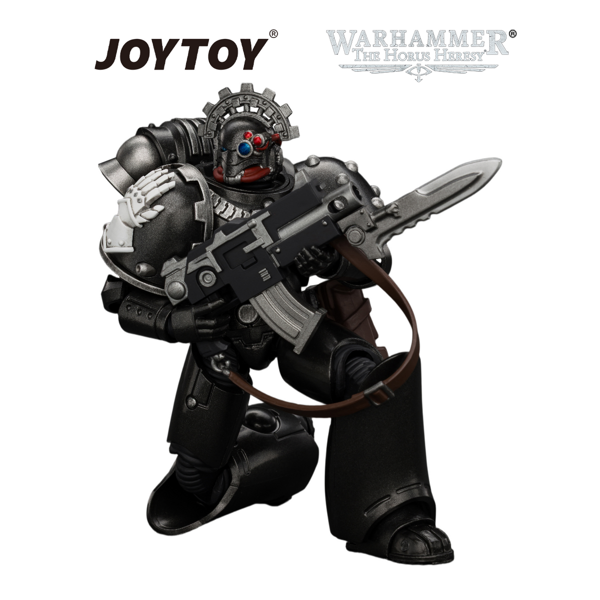 JOYTOY Warhammer The Horus Heresy - Iron Hands, MKVI Tactical Sergeant (1/18 Scale) Preorder USA