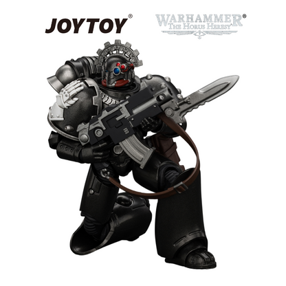 JOYTOY Warhammer The Horus Heresy - Iron Hands, MKVI Tactical Sergeant (1/18 Scale) Preorder USA