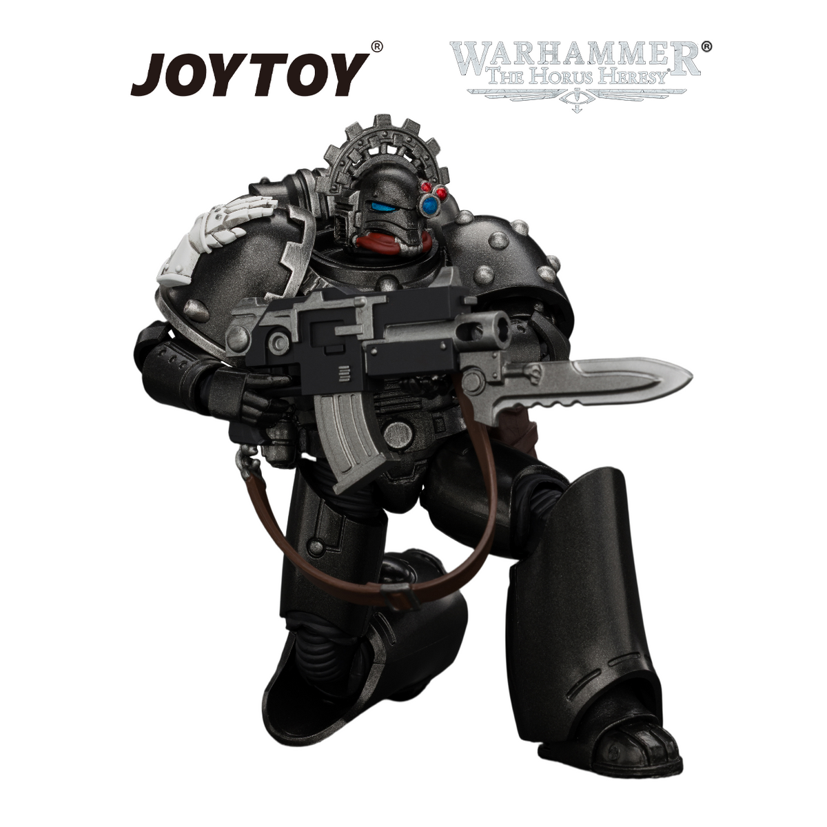 JOYTOY Warhammer The Horus Heresy - Iron Hands, MKVI Tactical Sergeant (1/18 Scale) Preorder USA