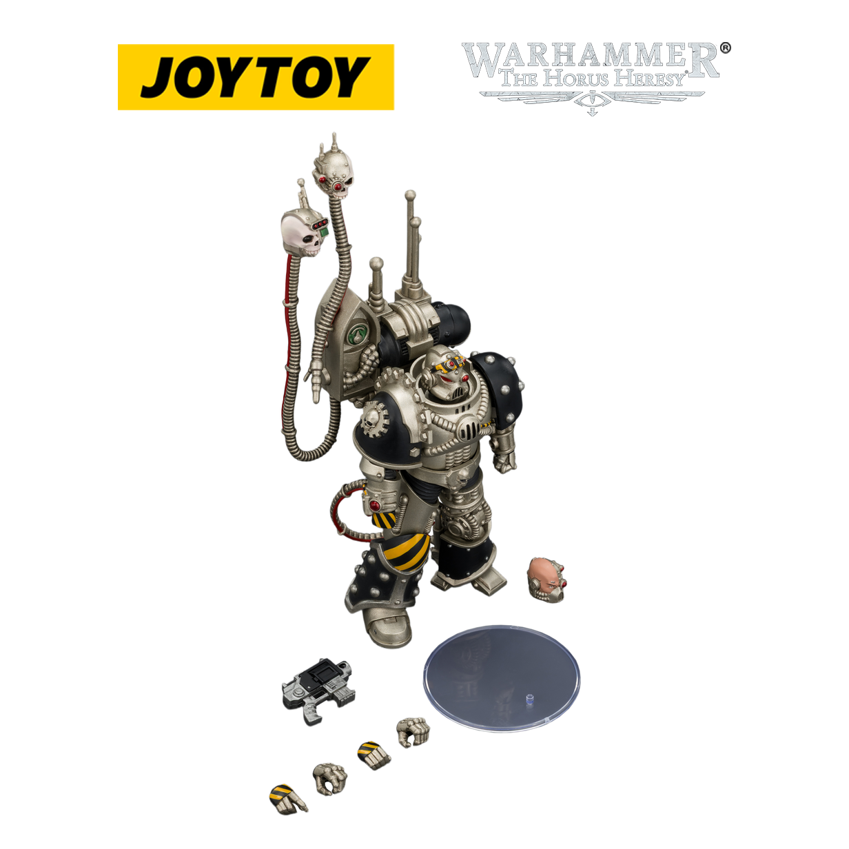 JOYTOY Warhammer The Horus Heresy - Iron Warriors, Legion Praevian with Bolt Pistol (1/18 Scale)