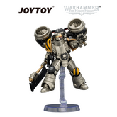 JOYTOY Warhammer The Horus Heresy - Iron Warriors, MkII Assault Legionary 2 with Bolt Pistol & Heavy Chain Axe (1/18 Scale) Preorder