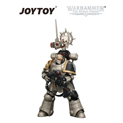 JOYTOY Warhammer The Horus Heresy - Iron Warriors, MkII Legionary 2 with Bolter and Bolt Pistol (1/18 Scale) Preorder