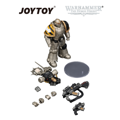 JOYTOY Warhammer The Horus Heresy - Iron Warriors, MkII Legionary 2 with Bolter and Bolt Pistol (1/18 Scale) Preorder