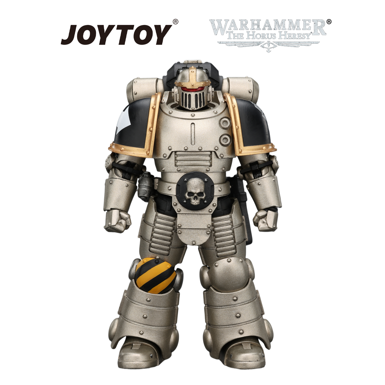 JOYTOY Warhammer The Horus Heresy - Iron Warriors, MkII Legionary 3 with Bolter and Bolt Pistol (1/18 Scale) Preorder