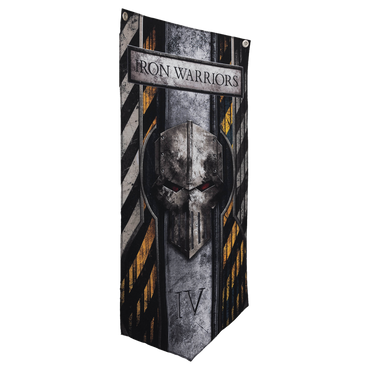 Iron Warriors Wall Banner Side View