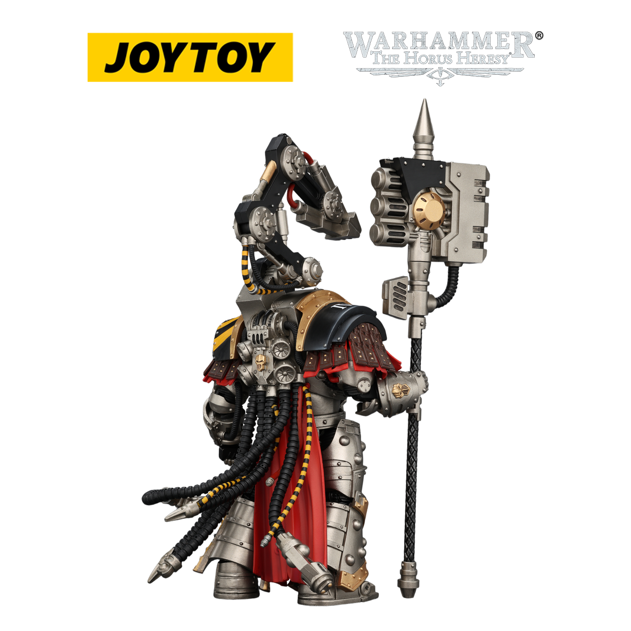 JOYTOY Warhammer The Horus Heresy - Iron Warriors, Warsmith with Graviton Crusher Hammer (1/18 Scale)