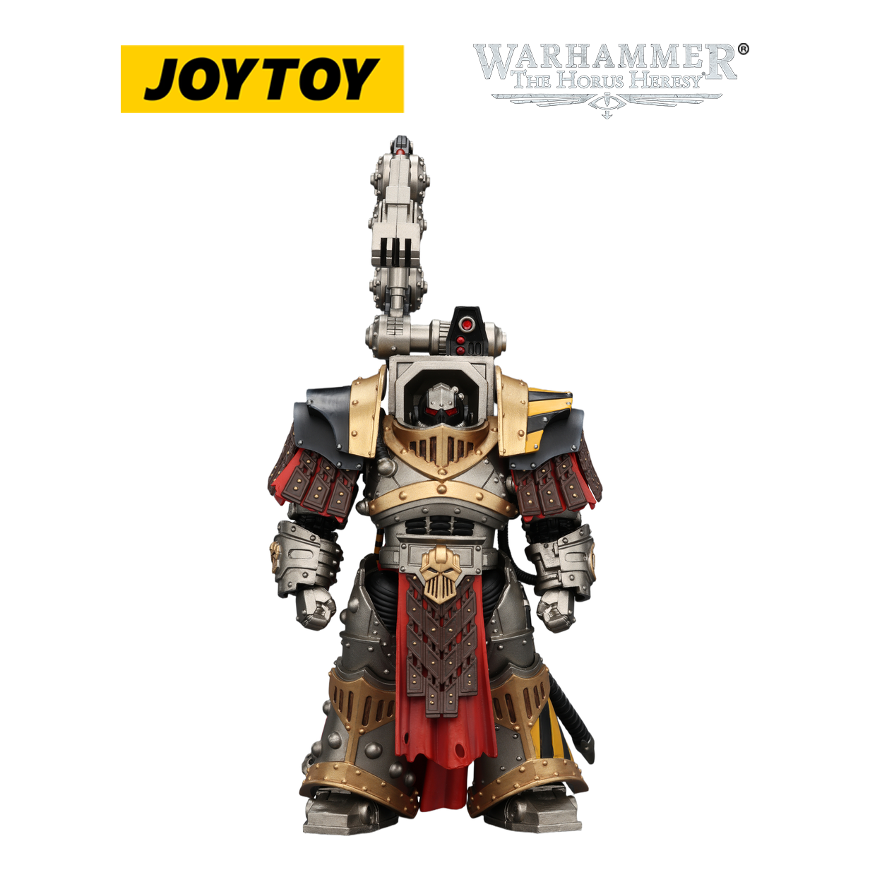 JOYTOY Warhammer The Horus Heresy - Iron Warriors, Warsmith with Graviton Crusher Hammer (1/18 Scale)