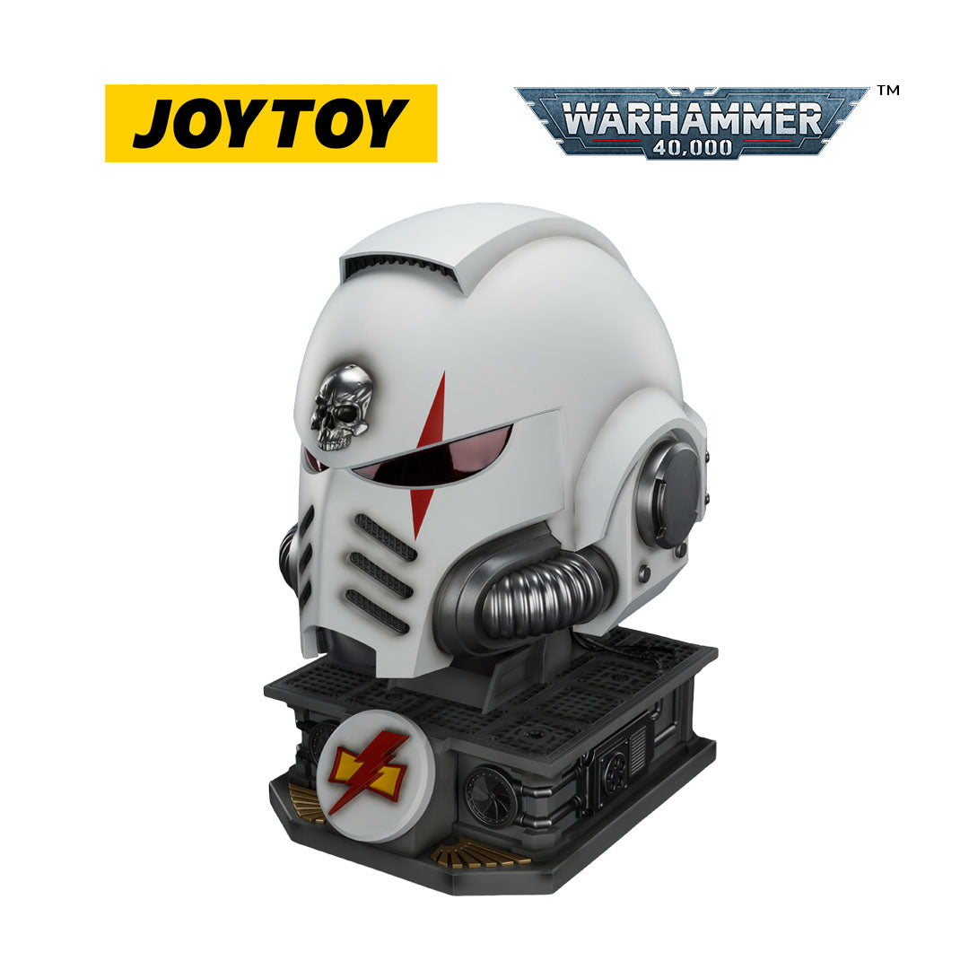 JOYTOY Warhammer 40,000: White Scars Mk X Helmet and Display Stand (1/1 Scale) Preorder