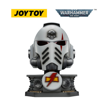 JOYTOY Warhammer 40,000: White Scars Mk X Helmet and Display Stand (1/1 Scale) Preorder