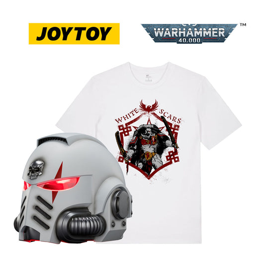 JOYTOY Warhammer 40,000: White Scars Mk X Helmet (1/1 Scale) Preorder