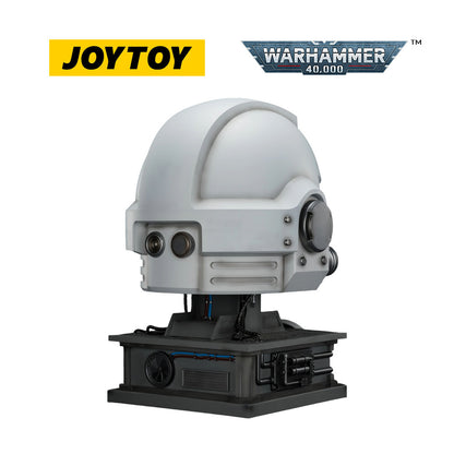 JOYTOY Warhammer 40,000: White Scars Mk X Helmet and Display Stand (1/1 Scale) Preorder