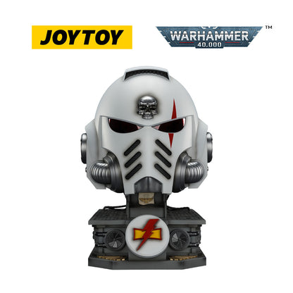 JOYTOY Warhammer 40,000: White Scars Mk X Helmet and Display Stand (1/1 Scale) Preorder