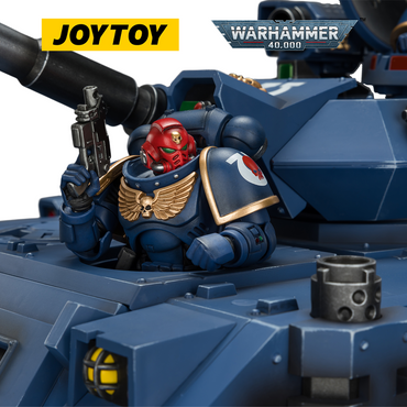 JOYTOY Warhammer 40,000 Ultramarines Predator Destructor & Intercessor (Scale 1:18) Preorder Bundle