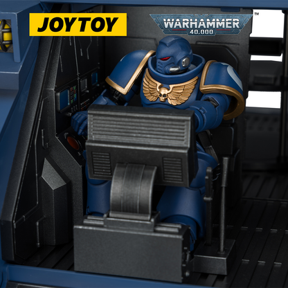 JOYTOY Warhammer 40,000 Ultramarines Predator Destructor & Intercessor (Scale 1:18) Preorder Bundle
