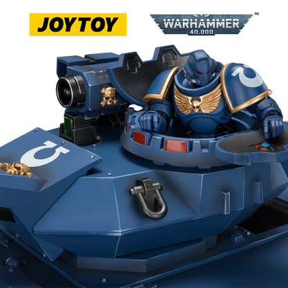 JOYTOY Warhammer 40,000 Ultramarines Predator Destructor & Intercessor (Scale 1:18) Preorder Bundle