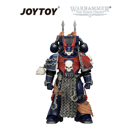 JOYTOY Warhammer The Horus Heresy - Night Lords, Legion Praetor with Jump Pack, Bolt Pistol and Chainglaive (1/18 Scale)