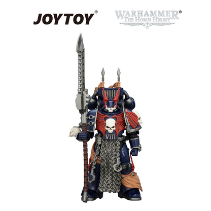 JOYTOY Warhammer The Horus Heresy - Night Lords, Legion Praetor with Jump Pack, Bolt Pistol and Chainglaive (1/18 Scale)