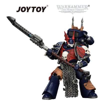 JOYTOY Warhammer The Horus Heresy - Night Lords, Legion Praetor with Jump Pack, Bolt Pistol and Chainglaive (1/18 Scale)
