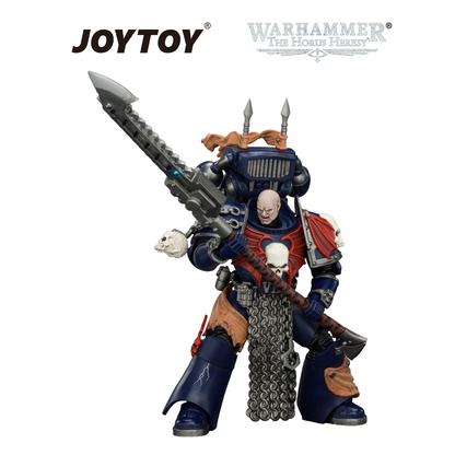 JOYTOY Warhammer The Horus Heresy - Night Lords, Legion Praetor with Jump Pack, Bolt Pistol and Chainglaive (1/18 Scale)