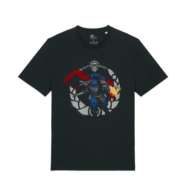 JoyToy Warhammer 40,000: Ultramarines Captain Mk X Helmet and Display Stand (1/1 Scale) Preorder