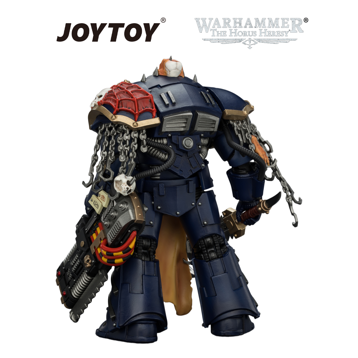 JOYTOY Warhammer The Horus Heresy - Night Lords, Contekar Terminator 1 with Chainblade & Volkite Cavitor (1/18 Scale) Preorder