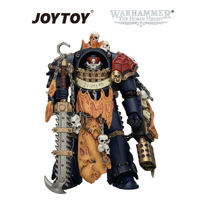 JOYTOY Warhammer The Horus Heresy - Night Lords, Contekar Terminator Dissident with Chainblade & Heavy Flamer (1/18 Scale) Preorder