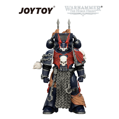JOYTOY Warhammer The Horus Heresy - Night Lords, Legion Praetor with Jump Pack, Bolt Pistol and Chainglaive (1/18 Scale) Preorder