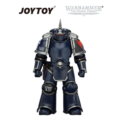 JOYTOY Warhammer The Horus Heresy - Night Lords, MKIII Tactical Legionary with Bolter and Bolt Pistol (1/18 Scale) Preorder