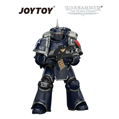 JOYTOY Warhammer The Horus Heresy - Night Lords, MKIII Tactical Legionary with Bolter and Bolt Pistol (1/18 Scale) Preorder