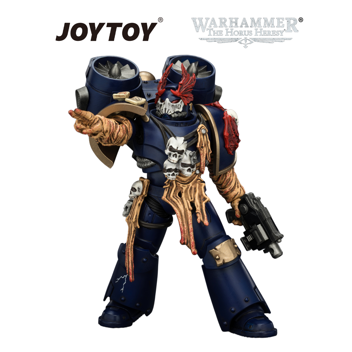 JOYTOY Warhammer The Horus Heresy - Night Lords, Night Raptor Huntmaster (1/18 Scale) Preorder