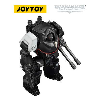 JOYTOY Warhammer The Horus Heresy - Raven Guard Contemptor Dreadnought with Gravis autocannon and Chainfist (1/18 Scale)