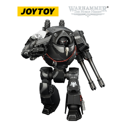 JOYTOY Warhammer The Horus Heresy - Raven Guard Contemptor Dreadnought with Gravis autocannon and Chainfist (1/18 Scale)