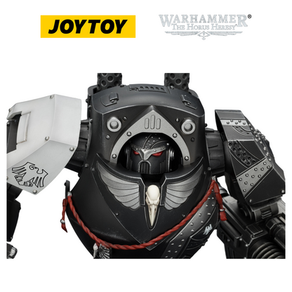 JOYTOY Warhammer The Horus Heresy - Raven Guard Contemptor Dreadnought with Gravis autocannon and Chainfist (1/18 Scale)