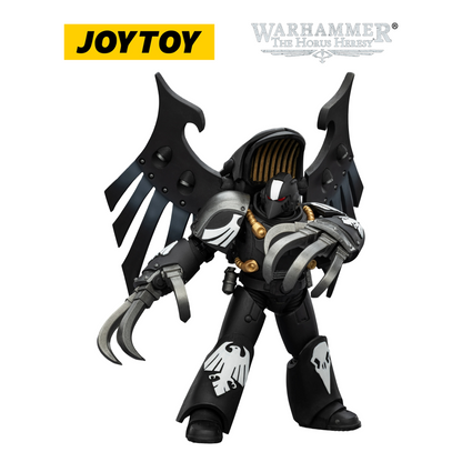 JOYTOY Warhammer The Horus Heresy Raven Guard - Dark Fury, Chooser of the Slain with Raven's Talon Claw (1/18 Scale)