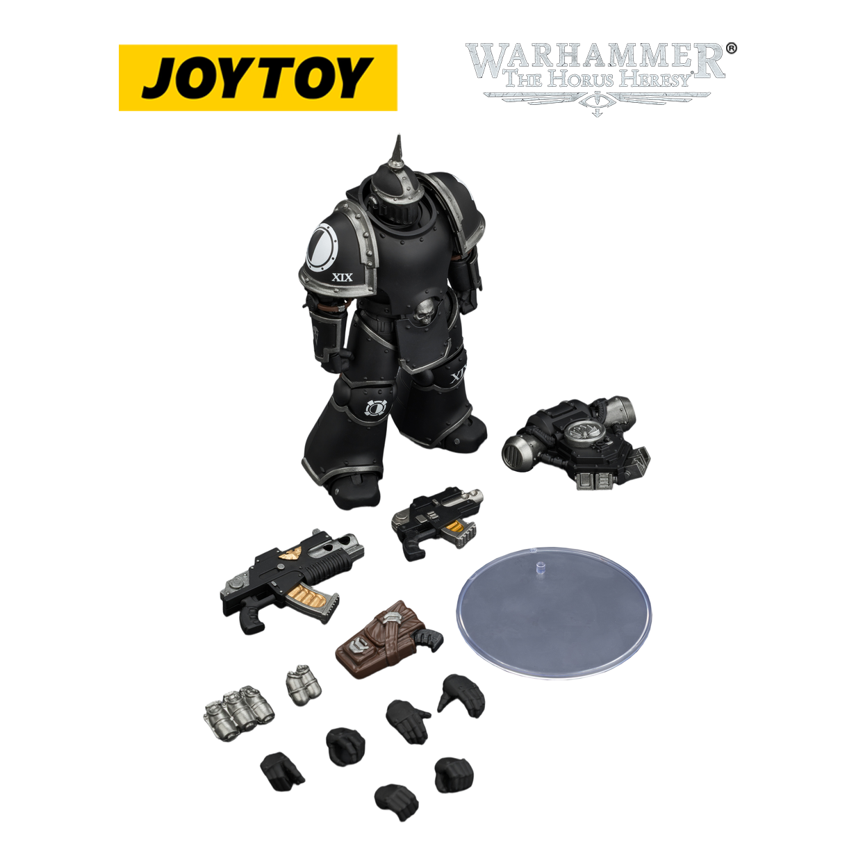 JOYTOY Warhammer The Horus Heresy - Raven Guard MKIII Tactical Legionary with Bolter and Bolt Pistol (1/18 Scale)