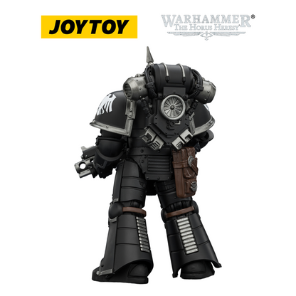 JOYTOY Warhammer The Horus Heresy - Raven Guard MKIII Tactical Legionary with Bolter and Bolt Pistol (1/18 Scale)