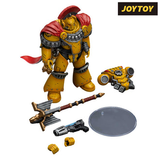 JoyToy Warhammer The Horus Heresy Action Figure - Imperial Fists, Legion Chaplain Consul, (1/18 Scale)