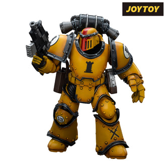 JoyToy Warhammer The Horus Heresy Action Figure - Imperial Fists, Legion MkIII Tactical Squad Sergeant with Power Fist (1/18 Scale)