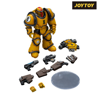 JoyToy Warhammer The Horus Heresy Action Figure - Imperial Fists, Legion MkIII Tactical Squad Sergeant with Power Fist (1/18 Scale)