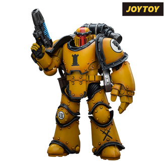 JoyToy Warhammer The Horus Heresy Action Figure - Imperial Fists, Legion MkIII Tactical Squad Sergeant with Power Fist (1/18 Scale)