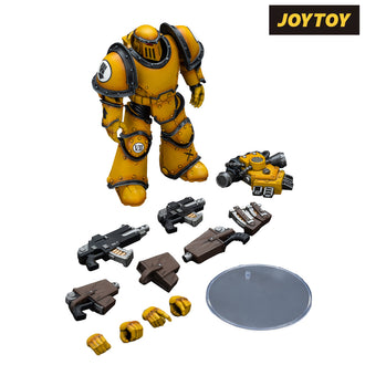 JoyToy Warhammer The Horus Heresy Action Figure - Imperial Fists, Legion MkIII Tactical Squad Legionary with Bolter (1/18 Scale)