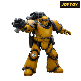 JoyToy Warhammer The Horus Heresy Action Figure - Imperial Fists, Legion MkIII Tactical Squad Legionary with Bolter (1/18 Scale)