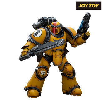 JoyToy Warhammer The Horus Heresy Action Figure - Imperial Fists, Legion MkIII Despoiler Squad Sergeant with Plasma Pistol (1/18 Scale)