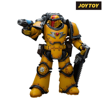 JoyToy Warhammer The Horus Heresy Action Figure - Imperial Fists, Legion MkIII Despoiler Squad Sergeant with Plasma Pistol (1/18 Scale)