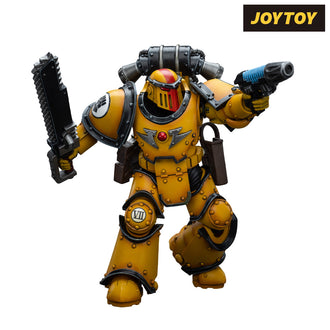 JoyToy Warhammer The Horus Heresy Action Figure - Imperial Fists, Legion MkIII Despoiler Squad Sergeant with Plasma Pistol (1/18 Scale)