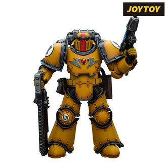 JoyToy Warhammer The Horus Heresy Action Figure - Imperial Fists, Legion MkIII Despoiler Squad Sergeant with Plasma Pistol (1/18 Scale)