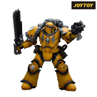 JoyToy Warhammer The Horus Heresy Action Figure - Imperial Fists, Legion MkIII Despoiler Squad Legion Despoiler with Chainsword (1/18 Scale)