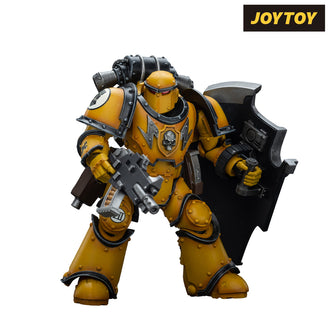 JoyToy Warhammer The Horus Heresy Action Figure - Imperial Fists, Legion MkIII Breacher Squad, Legion Breacher with Graviton Gun (1/18 Scale)