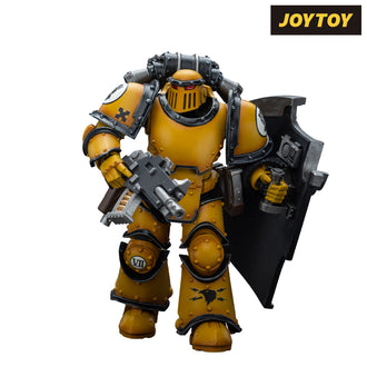 JoyToy Warhammer The Horus Heresy Action Figure - Imperial Fists, Legion MkIII Breacher Squad, Legion Breacher with Lascutter (1/18 Scale)