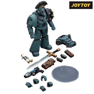 JoyToy Warhammer The Horus Heresy Action Figure - Sons of Horus, Legion MkVI Tactical Squad Sergeant with Power Sword (1/18 Scale)